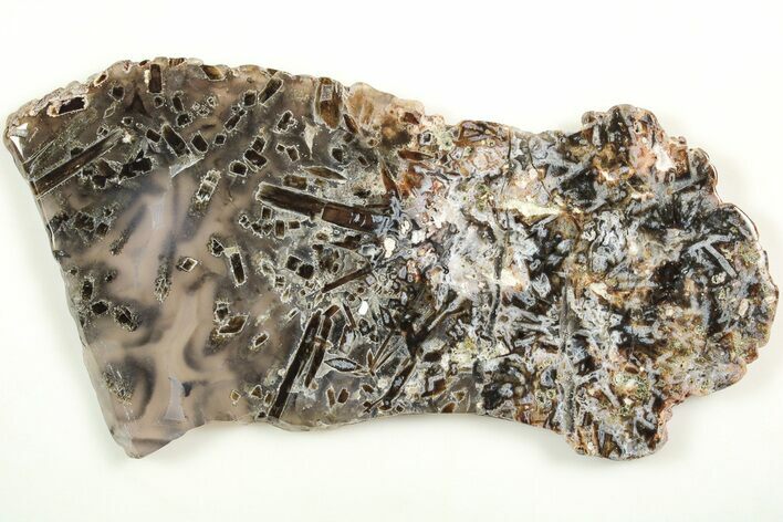 Polished Turkish Stick Agate Slab - Turkey #207954